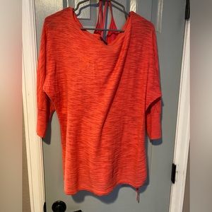 Light summer sweater with shirred drawstring on one side and matching cami